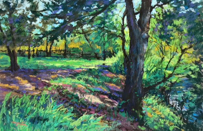 Trail to Salt Lick-Onion Creek by artist Mike Etie